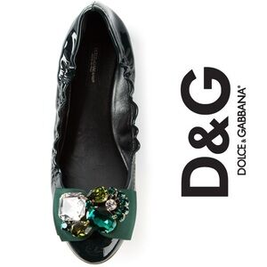 Dolce & Gabbana Embellished Ballerina Shoes